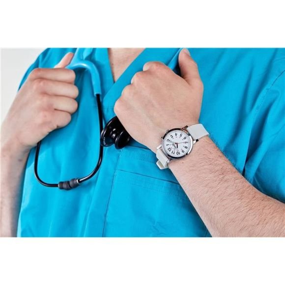 Speidel Original Scrub Watch with Second Hand, Silicone Band, Water Resistant main image 5